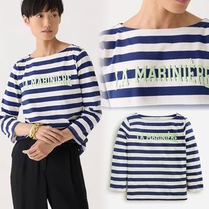 J. Crew Classic-fit la marinière graphic T-shirt